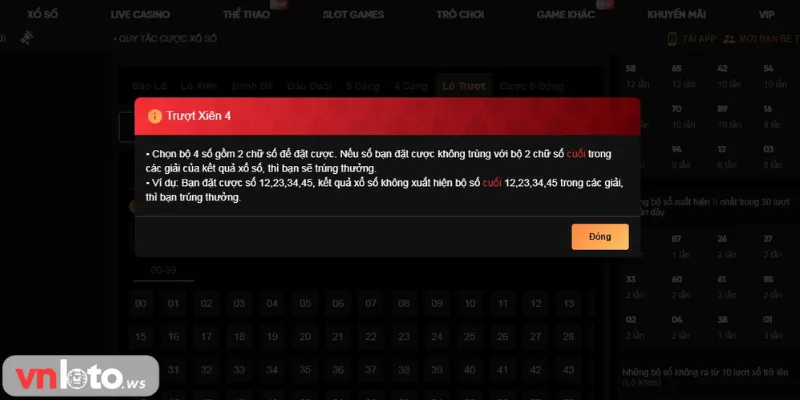 Hình thức lô trượt 4